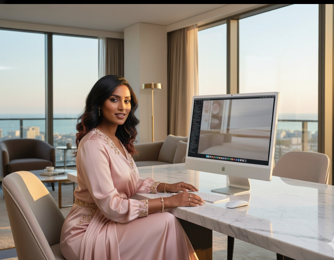 Blush pink elegant dress
