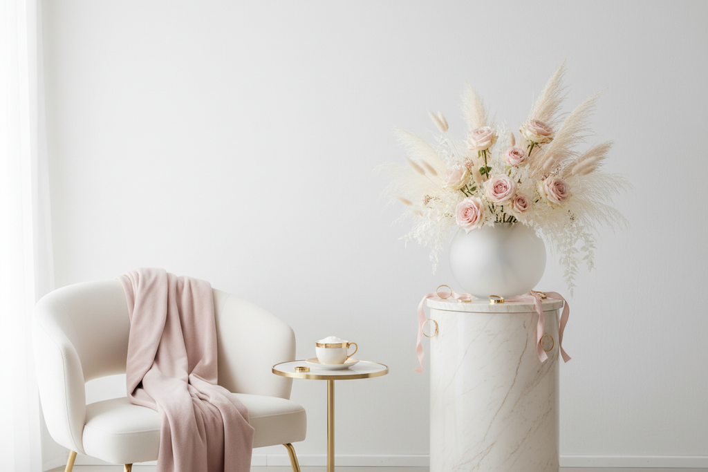 Minimalist luxury scene